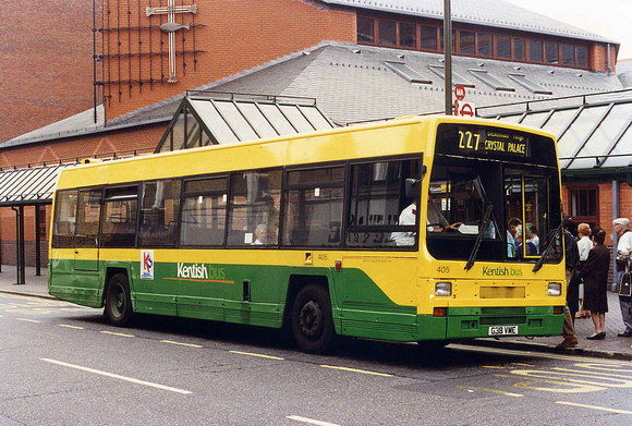 Route 227, Kentish Bus 405, G38VME, Bromley