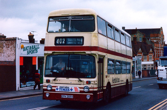 Route 402, Kentish Bus 662, EPH205V, Tunbridge Wells