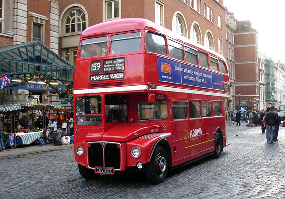 Route 159, London Transport, RM2217, CUV217C, Covent Garden