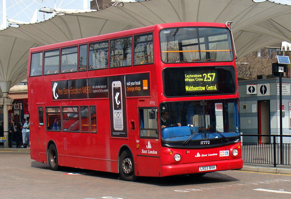 Route 257, East London ELBG 17749, LY52ZFH, Stratford