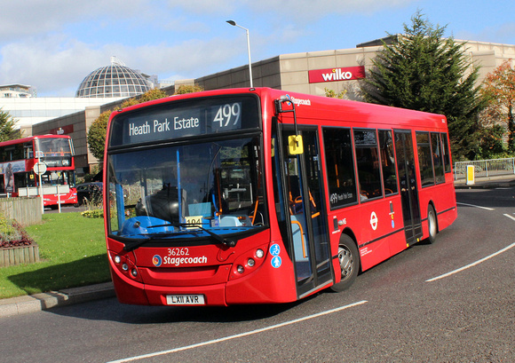 Route 499, Stagecoach London 36262, LX11AVR, Romford
