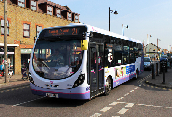 Route 21, First Essex 47646, SN15AFF, Canvey Island