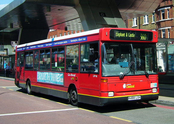 Route 360, London Central, LDP88, R488LGH, Vauxhall