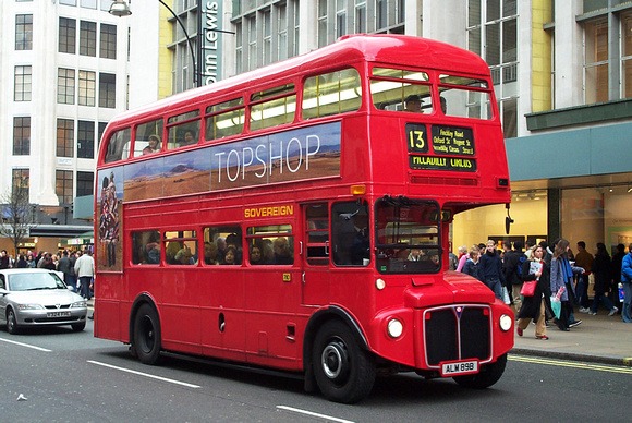 Route 13, London Sovereign, RM2089, ALM89B, Oxford Street