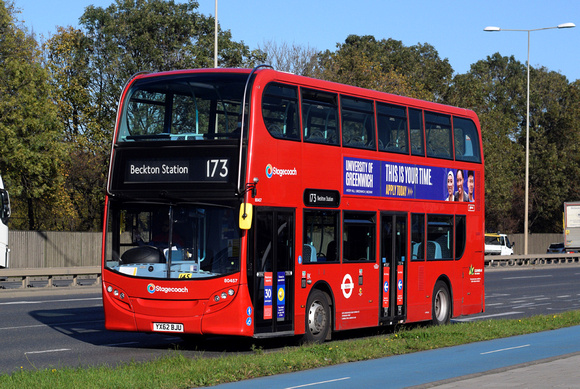 Route 173, Stagecoach London 80457, YX62BJU, Beckton
