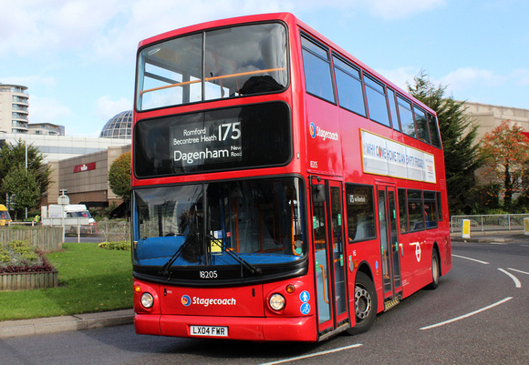 Route 175, Stagecoach London 18205, LX04FWP, Romford