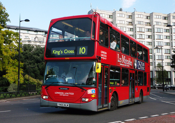 Route 10, London United RATP, SLE61, YN55NLM, Marble Arch