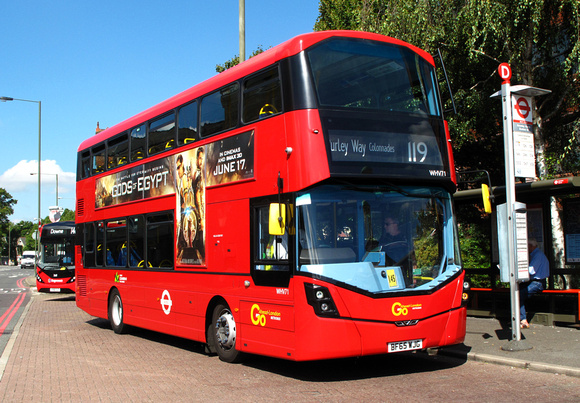 Route 119, Go Ahead London, WHV71, BF65WJG, Bromley