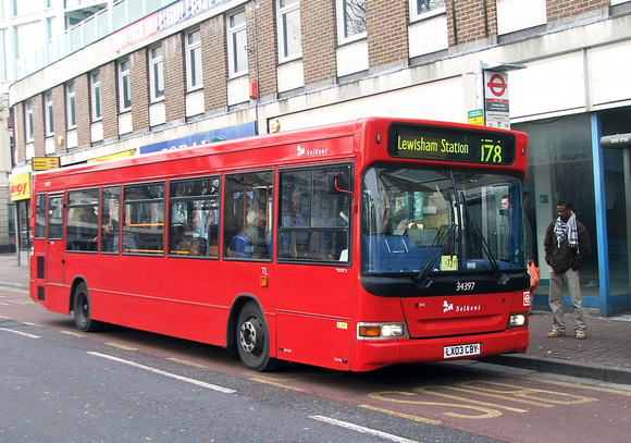 Route 178, Selkent ELBG 34397, LX03CBY, Woolwich