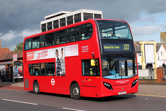 Route 222, London United RATP, ADE42, YX62BYJ, Hounslow