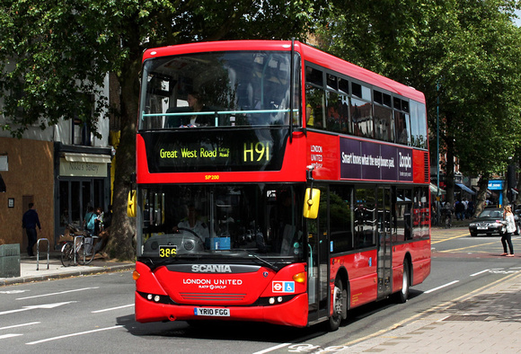 Route H91, London United RATP, SP200, YR10FGG, Chiswick High Road