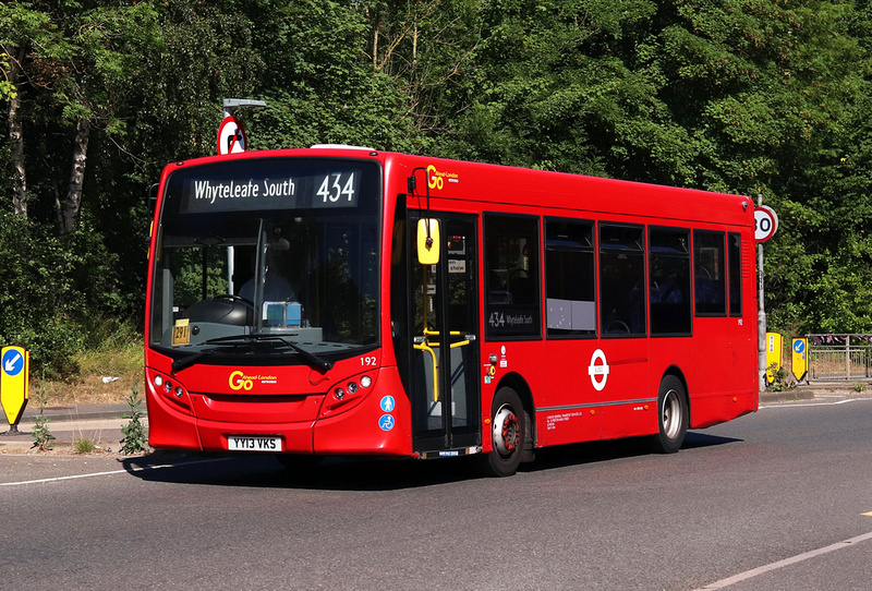 London Bus Routes | Route 434: Coulsdon, Ridgemount Avenue - Caterham