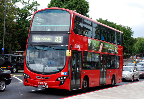 Route 83, First London, VN37787, LK59CXD, North Ealing