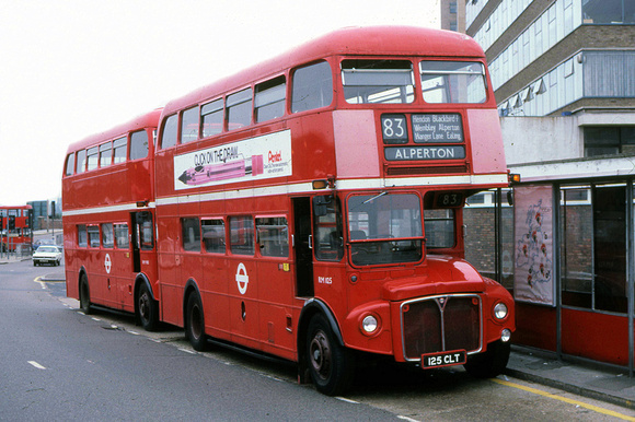Route 83, London Transport, RM125, 125CLT, Alperton