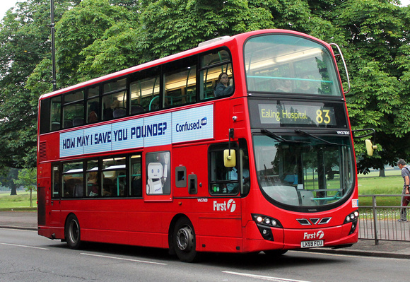 Route 83, First London, VN37800, LK59FCU, Ealing Common