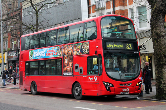 Route 83, First London, VN37785, LK59CXB, Ealing