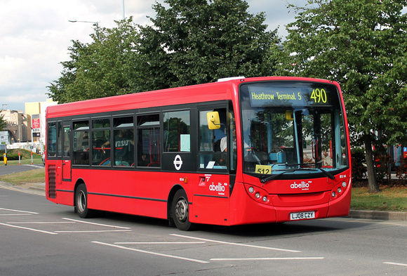 Route 490, Abellio London 8514, LJ08CZY, Hatton Cross