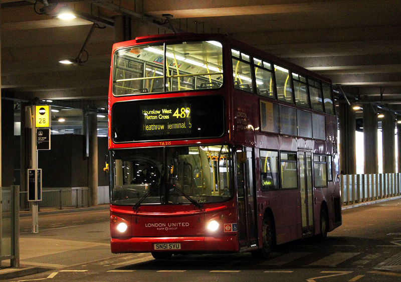 London Bus Routes | Route 482: Heathrow Terminal 5 - Southall, Town ...