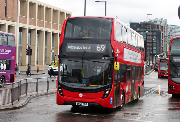 Route 69, Tower Transit, DH38503, SN65ZGR, Canning Town