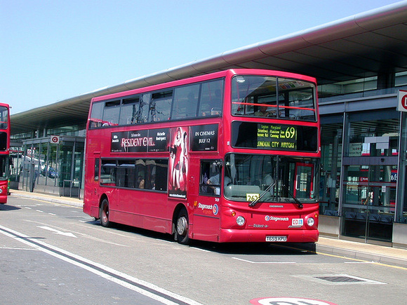 Route 69, Stagecoach London, TA59, T659KPU, Canning Town