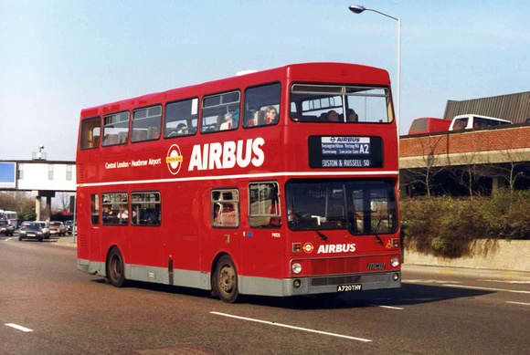 Route A2, Airbus, M1020, A720THV, Heathrow