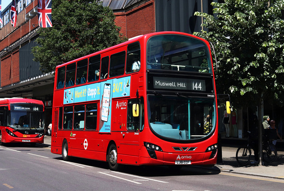 Route 144, Arriva London, DW480, LJ61CCF, Wood Green