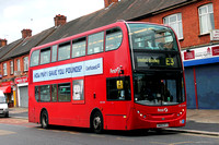 Route E3, First London, DN33594, SN09CFJ, Lionel Road North