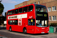 Route E3, First London, DN33603, SN09CFY, Northfields