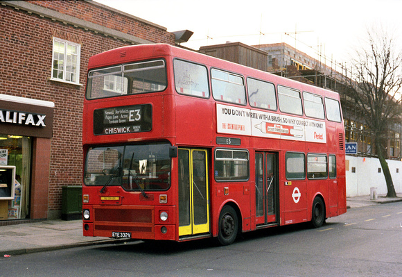 Route E3, London Transport, M332, EYE332V