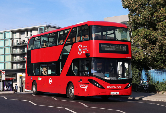 Route X140, London Sovereign, BCE47121, LG22AUL, Hayes & Harlington