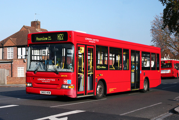 Route H22, London United RATP, DPS715, SN55HKW