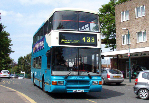 Route 433, Arriva Kent Thameside 5557, L557YCU, Longfield