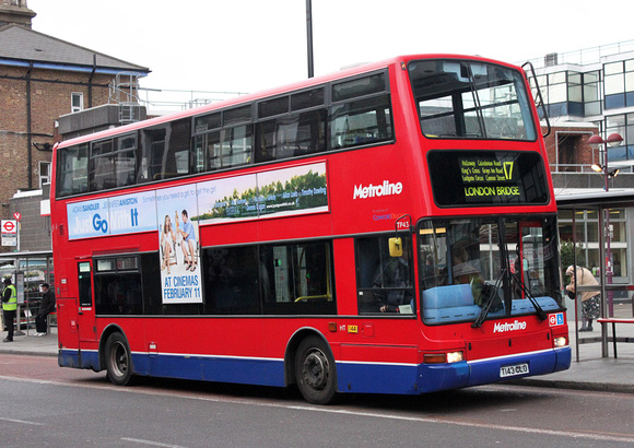 Route 17, Metroline, TP43, T143CLO, Archway