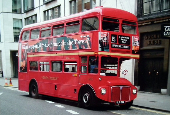 Route 15, London Transport, RM871, WLT871, Strand