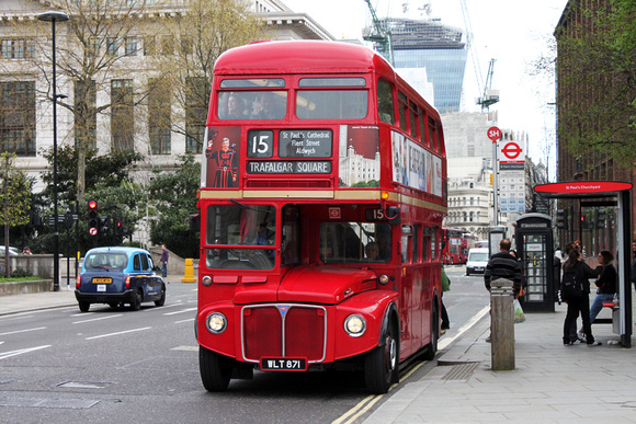 Route 15, Stagecoach London, RM871, WLT871, St Pauls