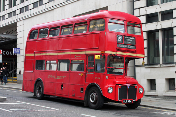 Route 15, Stagecoach London, RM324, WLT324, Ludgate Circus