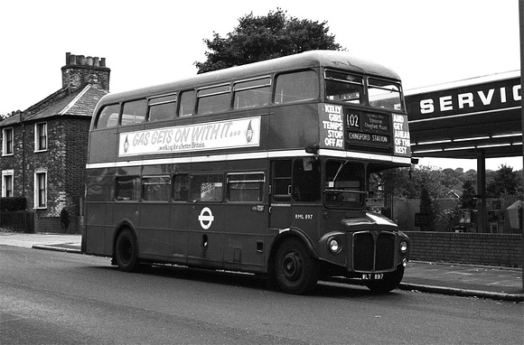 Route 102, London Transport, RM897, WLT897