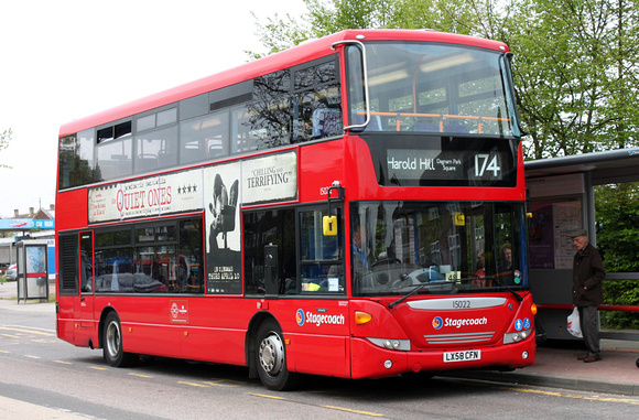 Route 174, Stagecoach London 15022, LX58CFN, Harold Hill