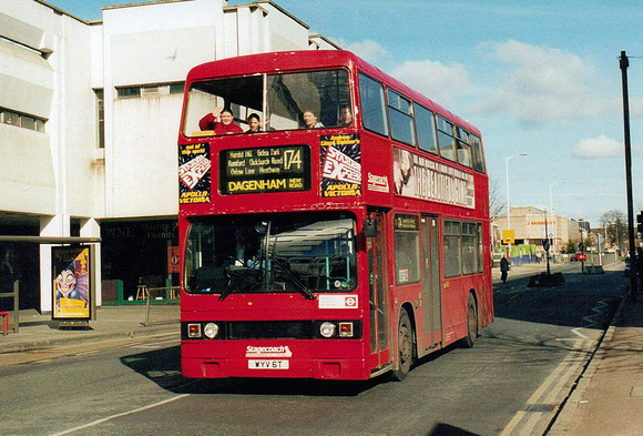 Route 174, Stagecoach London, T6, WYV6T, Romford