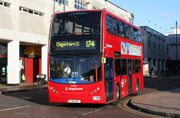 Route 174, Stagecoach London 19720, LX11AZC, Romford