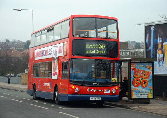 Route 247, Stagecoach London 17443, Y443NHK
