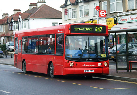 Route 247, East London ELBG 34304, LX51FGF, Romdord