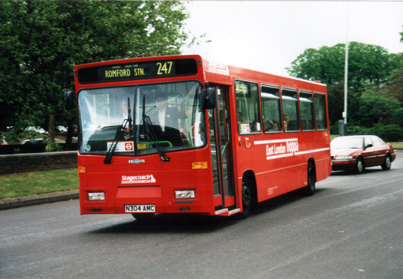 Route 247, Stagecoach East London, DAL4, N304AMC