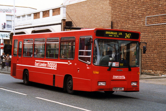 Route 247, Stagecoach London, DAL1, N301AMC, Romford