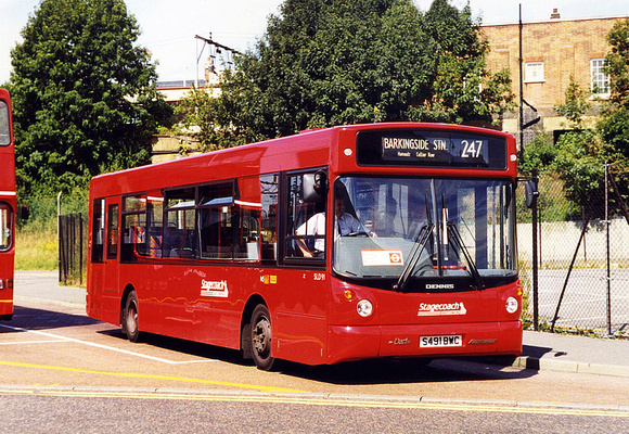 Route 247, Stagecoach London SLD91, S491BWC, Romford