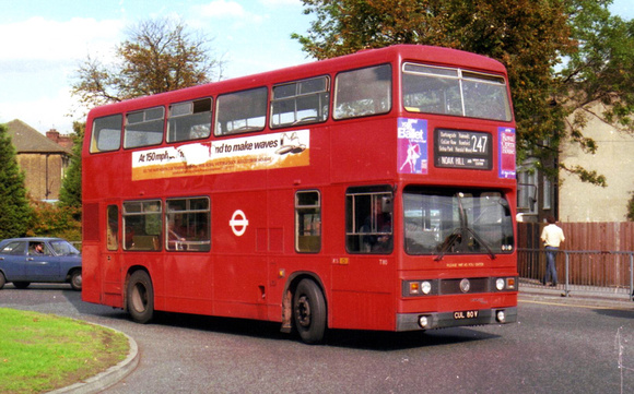 Route 247, London Transport, T80, CUL80V, Romford