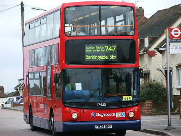 Route 247, Stagecoach London 17455, Y526NHK