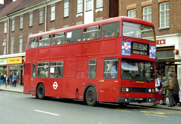 Route 247, London Transport, T469, KYV469X, Barkingside