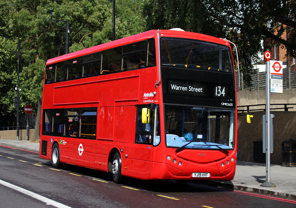 Route 134, Metroline, OME2655, YJ19HVF, Archway