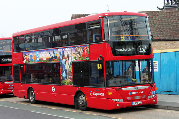 Route 252, Stagecoach London 15031, LX58CGG, Romford